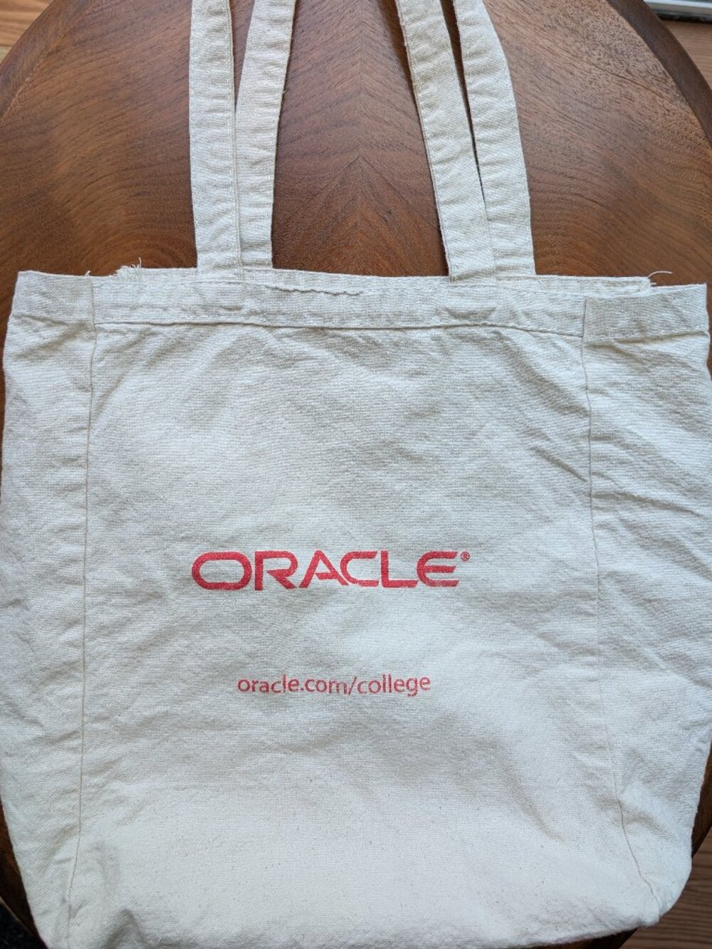 Oracle canvas tote bag